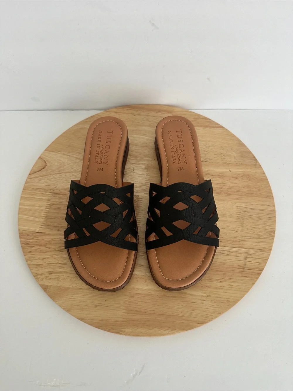 Easy Street Womens Edda Wedge Sandals